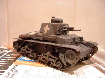 Model van de LT vz 35 tank